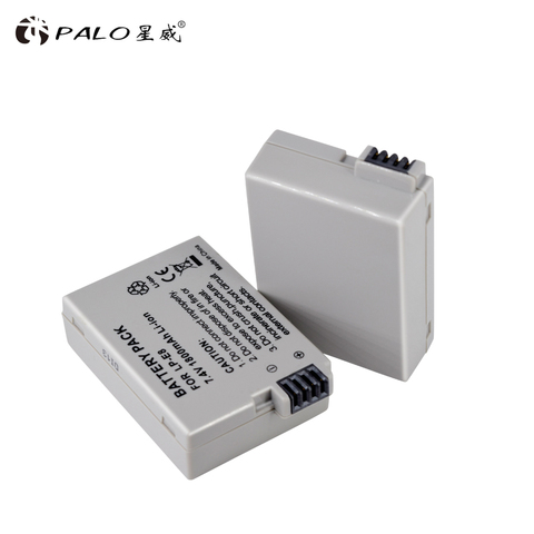 PALO 2 PCS LP-E8 Battery Pack Bateria LP-E8 Lp E8 For Canon EOS 550D 600D 650D 700D X4 X5 X6i X7i T2i T3i T4i T5i DSLR Camera ► Photo 1/6