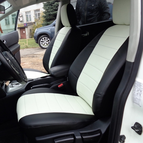 For Renault Duster 2015-2022 special seat covers with separate backrest 60/40 Autopilot Eco-leather ► Photo 1/5