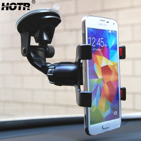 Universal Windshield Car Phone Holder Clip Stand Mount Support 360 Rotatable Silicone Gel Pad Car Holder GPS Display Holder ► Photo 1/6