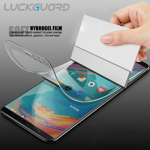 Hydrogel Film For OnePLus 6T 7 8 Pro Full Cover Soft Screen Protector Film For OnePlus 7T 5 6 T One plus 6 5T 8T Clear no Glass ► Photo 1/6