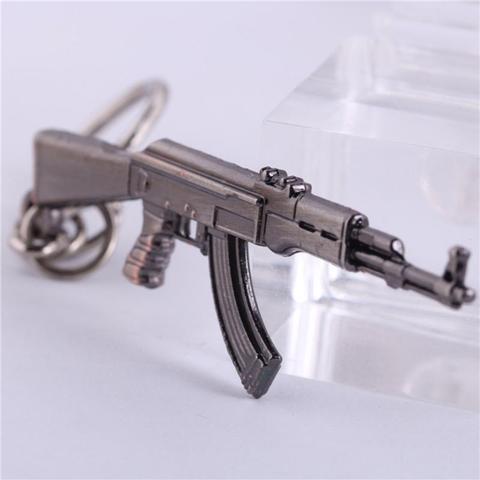 Novelty Fashion Cool Counter Strike AK47 Guns Keychain Trinket Rifle Sniper Key Chain Keyrings Punk Jewelry Souvenirs Gift Men ► Photo 1/5