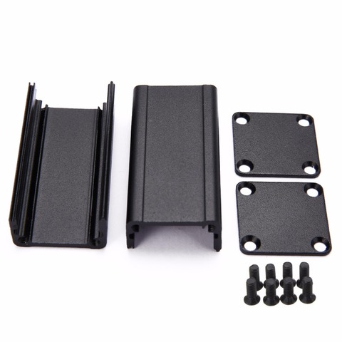 Durable 1 Pcs Extruded Aluminum Electronic Project Box Black DIY Power Supply Units Enclosure Case 50x25x25mm with 8 Screws ► Photo 1/6