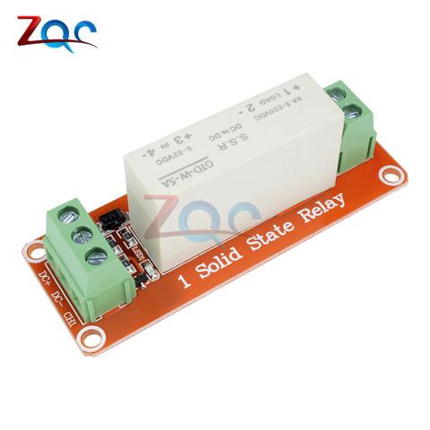 1 Channel SSR Solid State Relay Module High-low Trigger 5A 3-32V For Arduino Uno R3 ► Photo 1/6