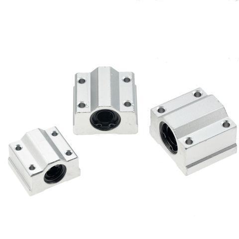 4pcs Linear Motion Ball Bearing Slide Block Bushing SC8UU SCS8UU SC10UU SCS12UU SCS16UU SC20UU Linear Shaft CNC 3D Printer Parts ► Photo 1/6