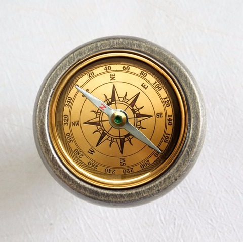 Compass--Drawer Knobs Antique Bronze Crystal Dresser Drawer Knobs French Cabinet Handles Pull Knob Ornate Furniture Hardware ► Photo 1/6
