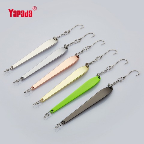YAPADA Ice Fishing  507 Chopsticks 10g /14g Single Hook 73mm/82mm Multicolor Metal Jigging Spoon Fishing Lures ► Photo 1/6