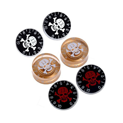 Skull Head Electric Guitar Knob Tone Volume Control for Gibson Les Paul Guitar Replacement - Price for 1 piece ► Photo 1/6