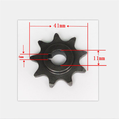 9 Tooth Sprocket For Electric Bike Motor MY1016Z Unitemotor MY1018 Original 9T Sprocket Electric Scooter Engine Sprocket For 410 ► Photo 1/6