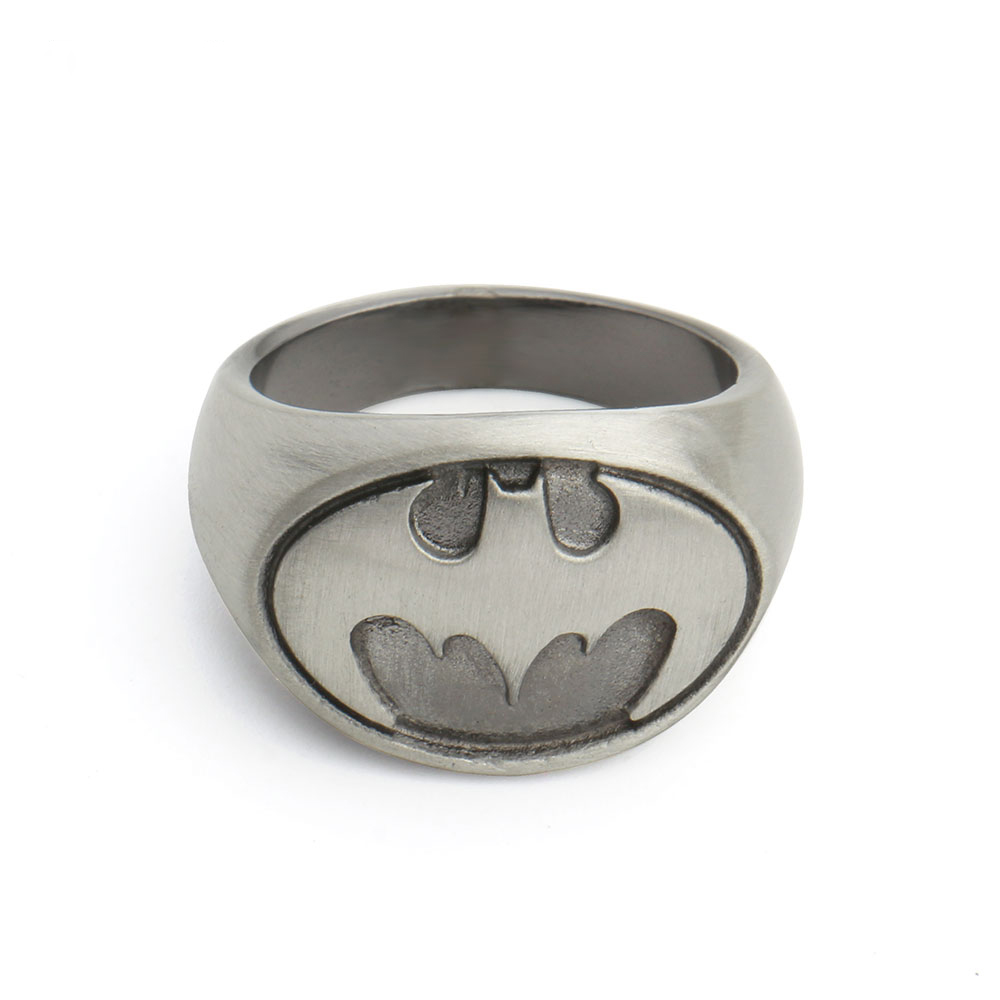 Hot Sale Batman Ring Men the Bat Shape Vintage Black Ring Super Hero Movie  Cosplay Engagement Wedding Band Ring Jewelry - Price history & Review |  AliExpress Seller - Shop4418112 Store 