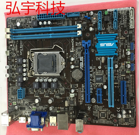 Free shipping original motherboard for ASUS P8H77-M LE DDR3 LGA 1155 USB2.0 USB3.0 DVI VGA HDMI 16GB H77 Desktop motherborad ► Photo 1/1