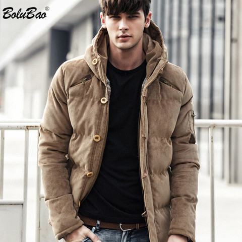 BOLUBAO New Men Winter Jacket Coat Fashion Quality Cotton Padded Windproof Thick Warm Soft Brand Clothing Hooded Male Parkas ► Photo 1/6