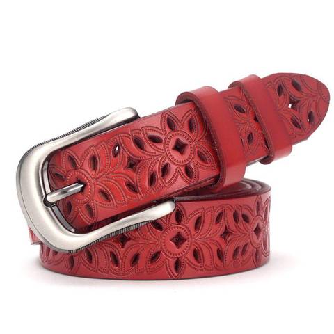 Women Leather Belt Female designer belt manufacturers, women's genuine leathe belt new women cowhide strap female girdle ► Photo 1/6