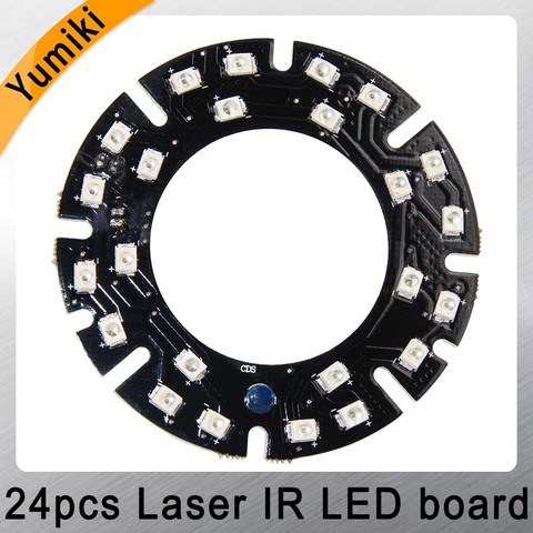 Yumiki Infrared 24pcs Laser IR LED board for CS Lens Security IP CCTV Camera Indoor Outdoor night vision (Diameter: 60mm) ► Photo 1/5