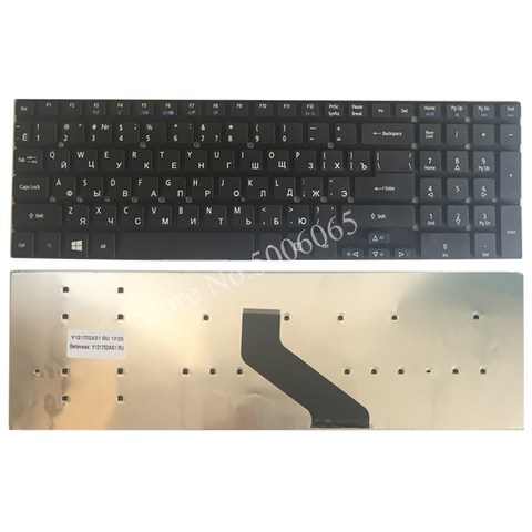 NEW Russian/RU laptop keyboard for Acer Aspire E1-522 E1-522G E1-510 E1-530 E1-530G E1-570 E1-570G E1-572 E1-572G E1-731 E1-731G ► Photo 1/5