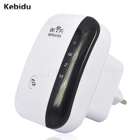 kebidu Wireless WIFI Repeater 300Mbps WiFi Signal Range Extander WiFi Signal Amplifier Strengthen wi fi Booster 802.11N/B/G ► Photo 1/6
