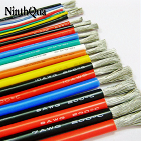 2metre 18AWG Silicone Wire Ultra Flexiable Cable 0.75mm2 High Temperature Test Line Wire ► Photo 1/6