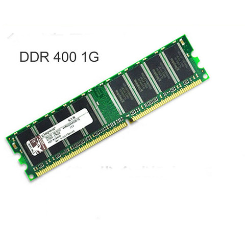 Kingston Ltd DDR1 DDR 1 gb pc3200 ddr400 400MHz 184Pin Desktop ddr memory CL3 DIMM RAM 1G Lifetime Warranty ► Photo 1/1