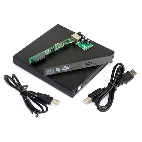 Laptop USB to IDE CD DVD RW ROM External Case Enclosue ► Photo 1/3