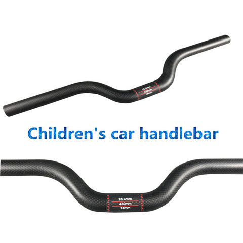 2017 The new ultra-light sturdy carbon fiber children's car handlebar 25.4 * 44/46/48/50/52/54/56/58/60 / 62cm Bicycle accessori ► Photo 1/4