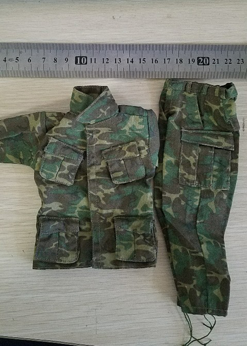 Camouflage Pants Uniform Outfits Fit 12" 1:6  Action Figure Model 1/6 Scale Toys 