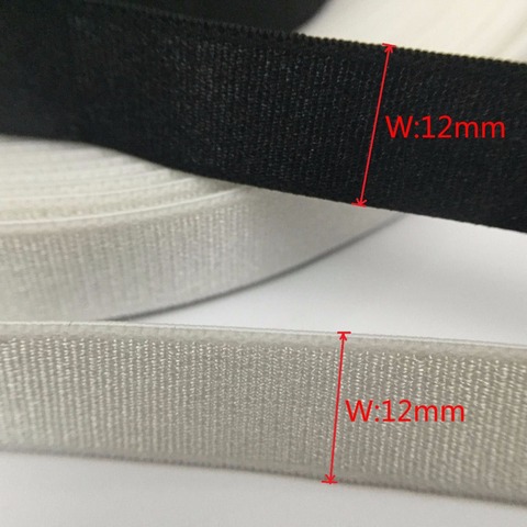 Free shipping 10 yards / lot 10mm/12mm bra elastic tape underwear webbing ► Photo 1/3