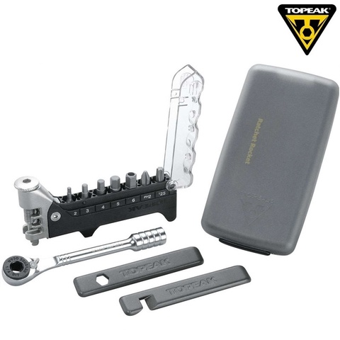 Topeak TT2520 Ratchet Rocket Bicycle Wrench 15 in 1 Tool Kits Cycling Repair MTB Maintenace Tools Portable Bike Multi Tool Set ► Photo 1/1