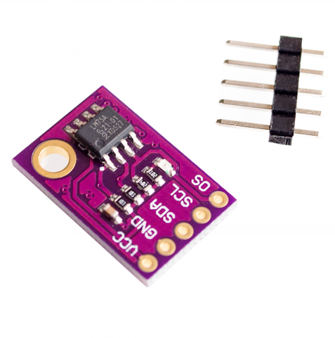 LM75 LM75A temperature sensor high speed I2C interface high precision development board module ► Photo 1/2