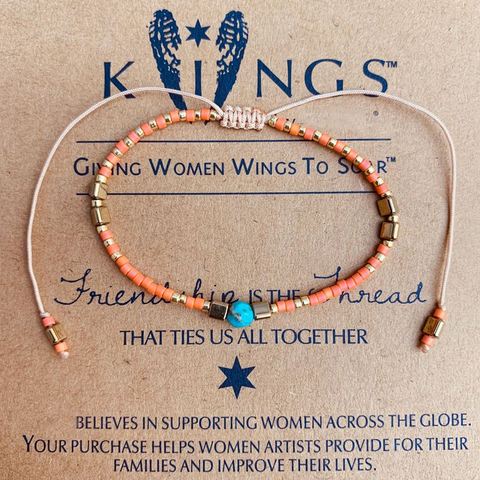 Living Coral Bracelets Women MIYUKI Glass Stone Crystal Jewelry Handmade Boho Vintage Ethnic Statement Beads Thin Bracelet Gift ► Photo 1/6