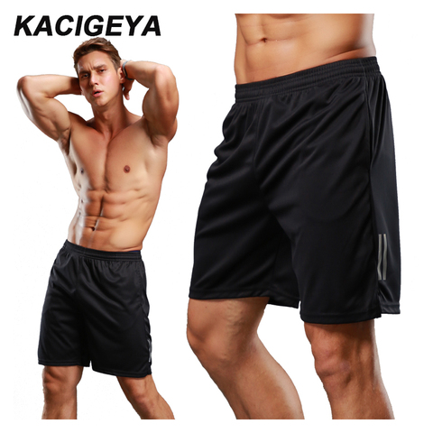 New Running Shorts Mens Summer Plus Size XS-3XL Compression Quick Dry Mesh Fitness Sport Shorts With Pocket Workout Basketball ► Photo 1/6