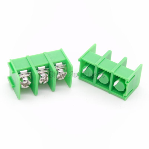 10Pcs KF7.62-3P 7.62mm pitch connector pcb screw terminal block connector 3pin ► Photo 1/2