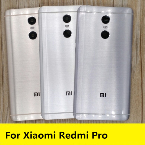 New For Redmi pro Spare Parts Free Shipping Back Battery Cover Door Housing+Side Buttons+Camera Flash Lens  For Xiaomi Redmi Pro ► Photo 1/6