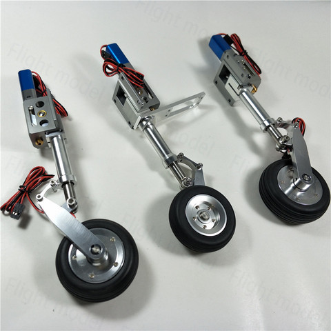 CYS-R2290 High Quality Electric Retract Landing Gear With Wheel Controller Plate Brake System For RC Airplane ► Photo 1/4
