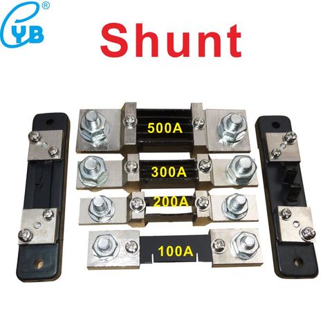 Current Shunt for Current Meter Ammeter Shunt 10A 20A 50A 100A 200A 300A 500A 1000A Current Sensor Slotted Shunt External Shunt ► Photo 1/6