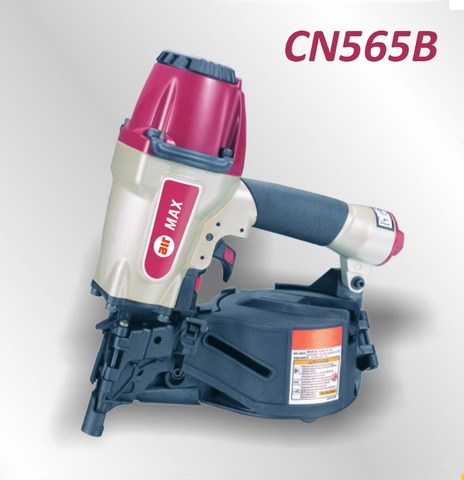 Pneumatic Construction Coil Nailer Gun CN565B for plastic sheet collated nails ► Photo 1/3