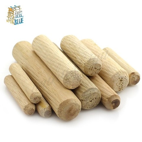 M6/M8/M10*L mm Wooden Dowel Cabinet Drawer Round Fluted Wood Craft Dowel Pins Rods Set Furniture Fitting wooden dowel pin ► Photo 1/3