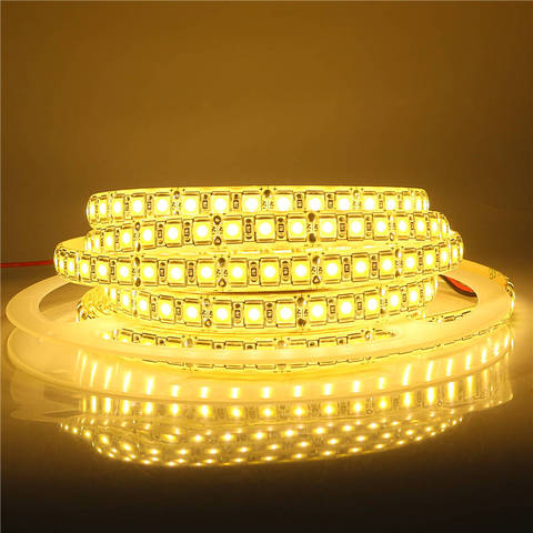 Upgraded Version SMD 5054 LED Strip Light 12V 5 Meters 300 600 LEDs High Lumen LED Diode Ribbon Tape Light Better than 5050 5630 ► Photo 1/6