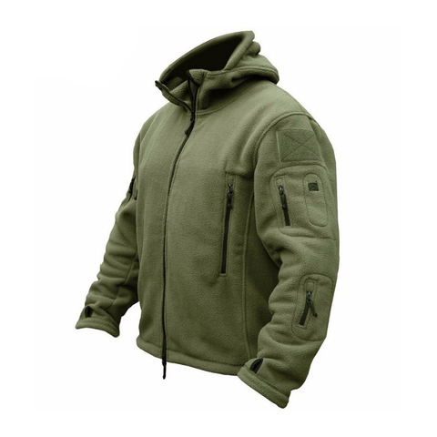 New 2022 men Soft shell Tactical Fleece Casual coat Hooded  Sweatshirts high-quality zipper Army Clothes ► Photo 1/1