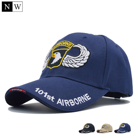 [NORTHWOOD] High Quality 101st Airborne Division Baseball Cap Men US Army Cap Dad Cap AIR FOREC Sport Tactical Cap Bone Snapback ► Photo 1/6