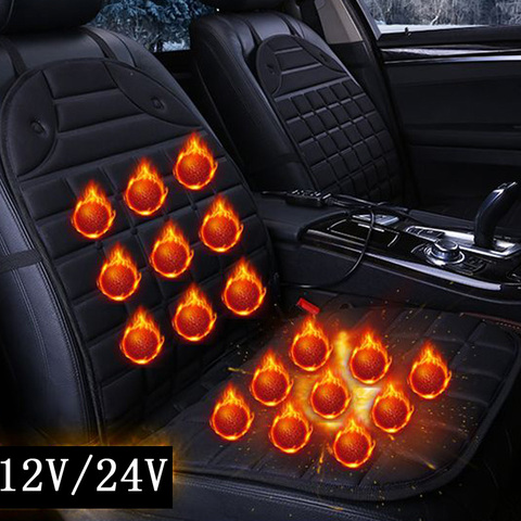 2022 Single/pair 12v Electric Heated Cushions For Winter Heating Car Seat Cushion,keep Warm Cover Quality Guarantee E1 X35 ► Photo 1/4