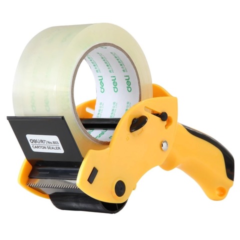 1pc Tape Sealing Packer Tape Dispenser Capable 6cm Width Sealing Tape Holder Cutter Manual Packing Machine color random ► Photo 1/5