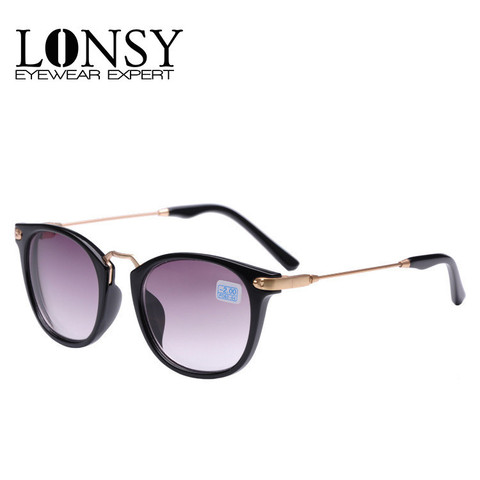 LONSY Prescription Lens -1.0 -2.0 -3.0 -4.0 Fashion Myopia Reading Sunglasses Brand Prescription Sun glasses For Women Men  ► Photo 1/1
