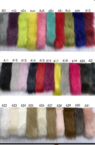 Good quality pile 3-3.5cm imitation fox fur,plush fabric clothing  collar fur Carpet Materials,160cmX45cm(half yard)/pcs ► Photo 1/6