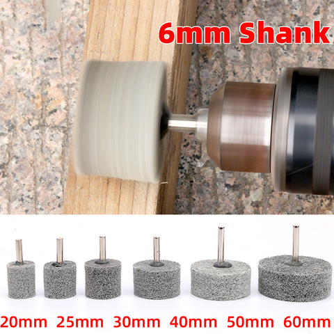 1Pcs 6mm Shank Fiber Nylon Special Mounted Point Grinding Head for Mould Finish Polish Grinder Rotary Tools ► Photo 1/5