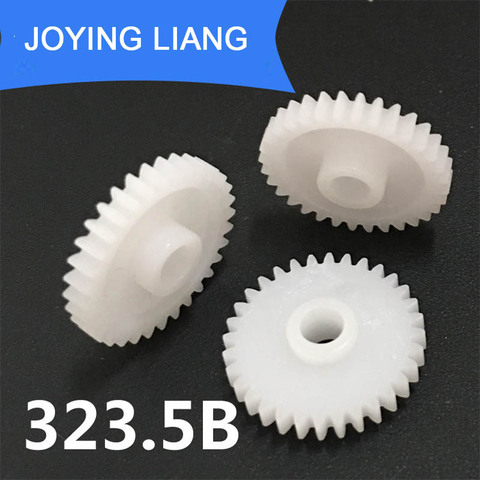 323.5B 0.5M Gears Modulus 0.5 Hole 3.5mm Loose 32 Teeth Plastic Gear  DIY Repair Motor Parts Toy Accessories ► Photo 1/1