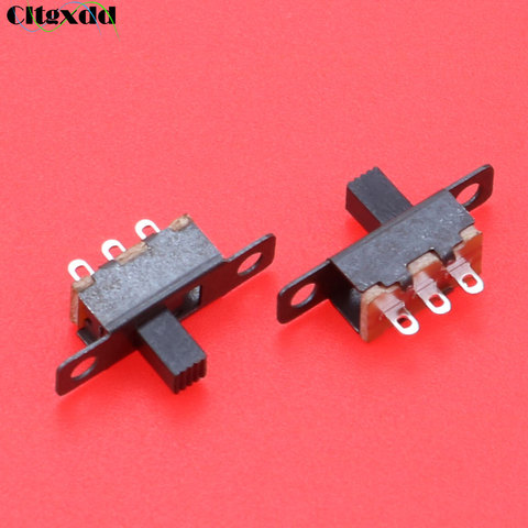 Cltgxdd 1pcs Toggle Switch SS12F15G5 Vertical 3 Pin  2 Position 1P2T With Fixed Hole Interruptor ON-OFF Slide Switch PCB Mount ► Photo 1/4