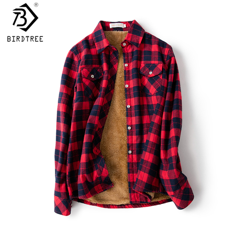 Flannel Warm Winter Tops For Ladies Binmer Womens Winter Long