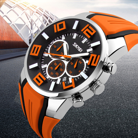 Watches Men Luxury Brand SKMEI Chronograph Men Sports Watches Waterproof Male Clock Quartz Men's Watch reloj hombre 2022 ► Photo 1/6