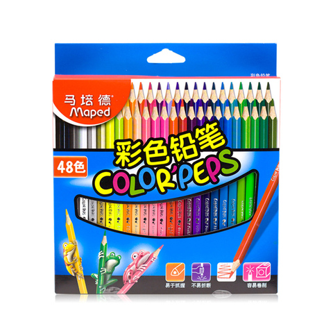 48Color Oil Pencil for Drawing Pencils Lapis De Cor School Kids Colouring  Book Pencil Art Supplies Colored Pencils Set