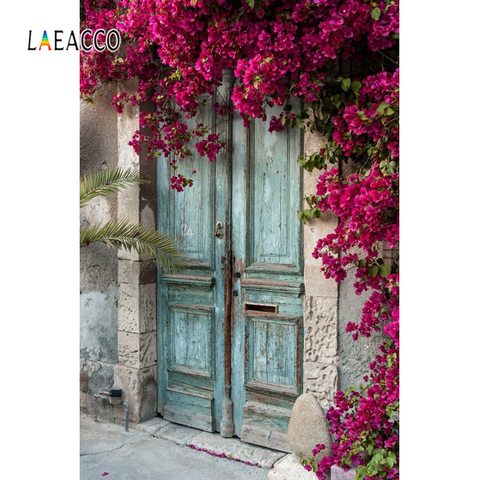 Laeacco Old Rural House Village Porch Yard Vine Door Spring Baby Photo Background Photography Backdrop Photocall Photo Studio ► Photo 1/6