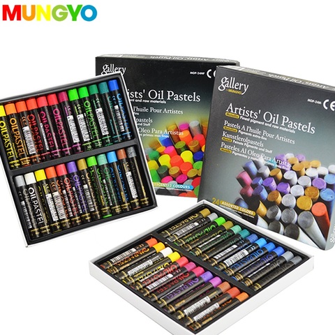 Mungyo Gallery Standard Oil Pastel Cardboard Box Set Assorted Colors (Set  of 12)
